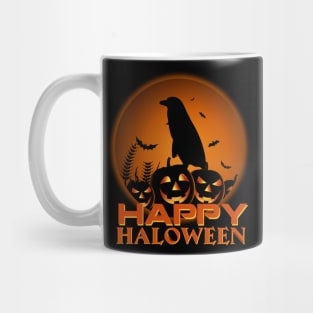 Penguin Pumpkin Happy Halloween Costume Funny Gifts Mug